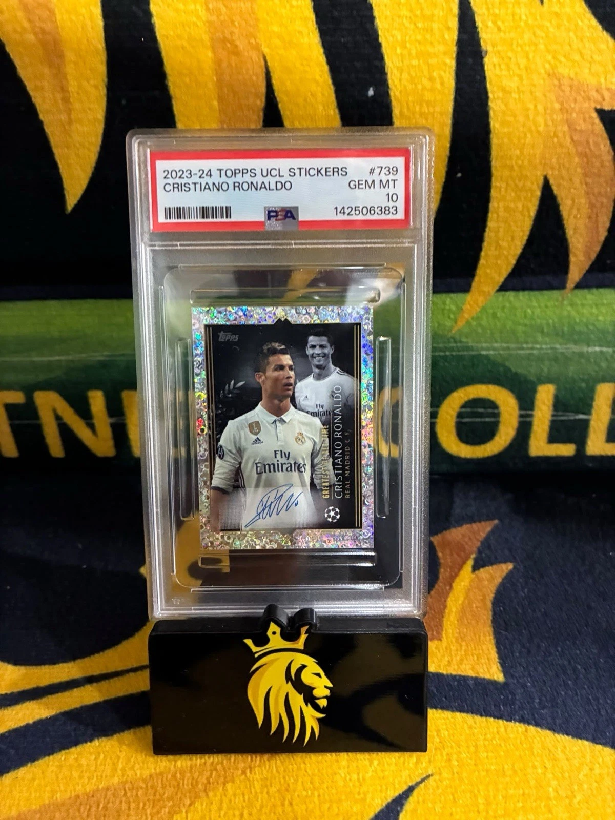 Cristiano Ronaldo PSA 10 Printed Autograph 2023 La Liga Real